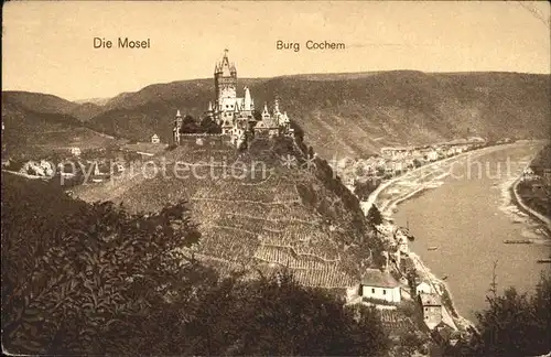 Cochem Mosel Burg Cochem Mosel Kat. Cochem