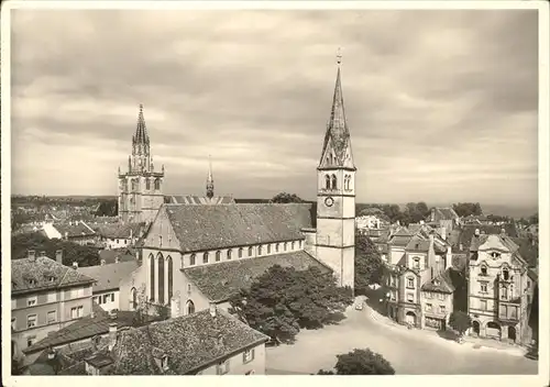 Konstanz Bodensee St Stephanskirche und Muenster Kat. Konstanz