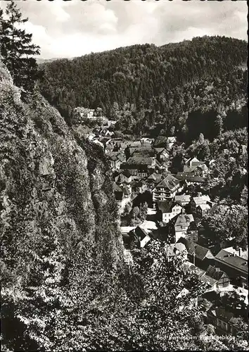 Bad Berneck Gesamtansicht Kat. Bad Berneck Fichtelgebirge