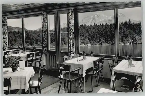 Hintersee Berchtesgaden Hintersee Berchtesgaden Seehotel Gamsbock ungelaufen ca. 1955 / Berchtesgaden /