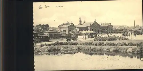 Ypres Ypern West Vlaanderen Station Zug /  /