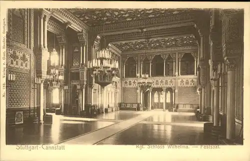 Cannstatt Kgl. Schloss 
Wilhelma
Festsaal / Stuttgart /Stuttgart Stadtkreis