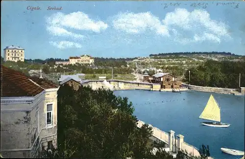 Cigale Seebad Schiff / Hravatska /Hrvatska