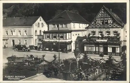 Bad Berneck Marktplatz  / Bad Berneck Fichtelgebirge /Bayreuth LKR