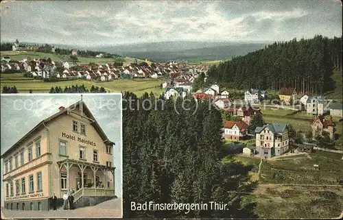 Bad Finsterbergen Hoetl Hainfels Kat. Finsterbergen Thueringer Wald