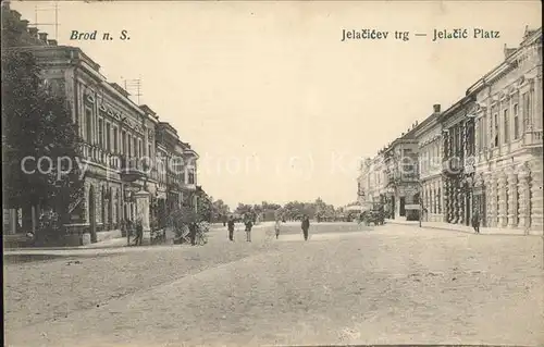 Slavonski Brod Jelacic Platz Jelacicev trg / Slavonski Brod /