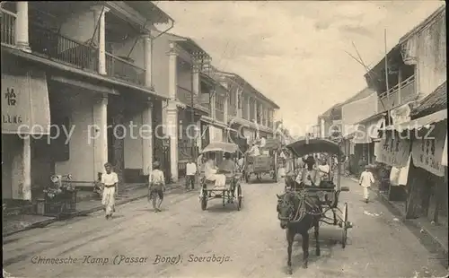 Soerabaja Chineesche Kamp Kat. Indonesien