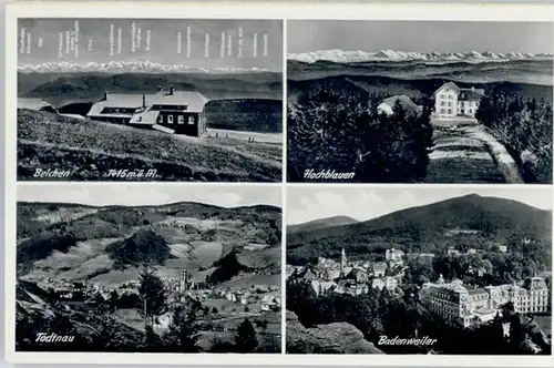 Belchen Baden Belchen Hochblauen Todtnau Badenweiler * / Neuenweg /Loerrach LKR