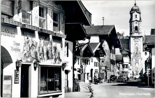 Mittenwald Bayern Mittenwald Obermarkt * / Mittenwald /Garmisch-Partenkirchen LKR