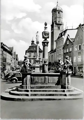 Weilheim Oberbayern Weilheim Oberbayern Marktbrunnen x / Weilheim i.OB /Weilheim-Schongau LKR