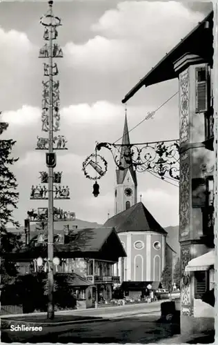 Schliersee Schliersee Maibaum * / Schliersee /Miesbach LKR