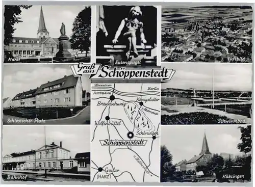 Schoeppenstedt Schoeppenstedt Schlesischer Platz Schwimmbad Kueblingen * / Schoeppenstedt /Wolfenbuettel LKR