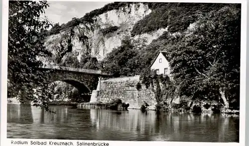 Bad Kreuznach Bad Kreuznach Radium Solbad Salinebruecke x / Bad Kreuznach /Bad Kreuznach LKR