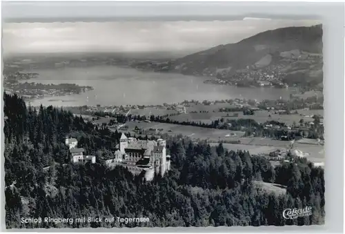 Kreuth Tegernsee Kreuth Tegernsee Fliegeraufnahme Schloss Ringberg Tegernsee * / Kreuth /Miesbach LKR