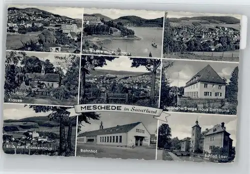 Meschede Meschede Klause Bahnhof Schloss Laer Jugendherberge Haus Dortmund x / Arnsberg /Hochsauerlandkreis LKR