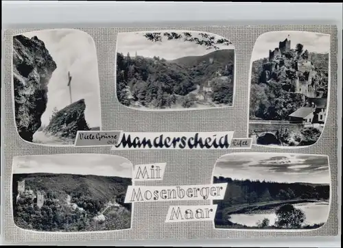 Manderscheid Eifel Manderscheid Mosenberger Maar * / Manderscheid /Bernkastel-Wittlich LKR