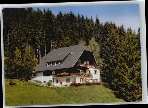 Hinterzarten Hinterzarten Gaestehaus Thome * / Hinterzarten /Breisgau-Hochschwarzwald LKR