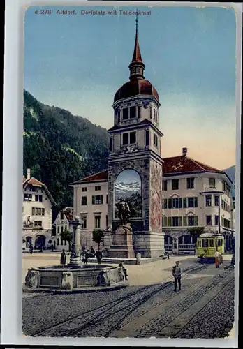 Altdorf UR Altdorf UR Tell Denkmal  x / Altdorf UR /Bz. Uri