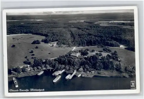 Gruenheide Mark Gruenheide Mark Fliegeraufnahme Strand Terrasse Moellenhorst x / Gruenheide Mark /Oder-Spree LKR