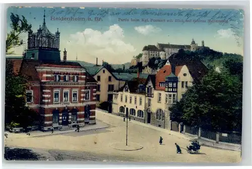 Heidenheim Brenz Heidenheim Brenz Postamt Schloss Hellenstein x / Heidenheim an der Brenz /Heidenheim LKR