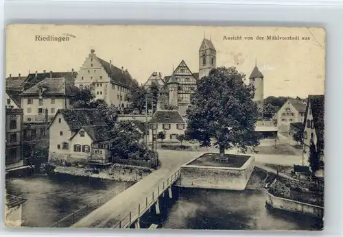 Riedlingen Wuerttemberg Riedlingen Wuerttemberg Muehlvorstadt Bruecke x / Riedlingen /Biberach LKR