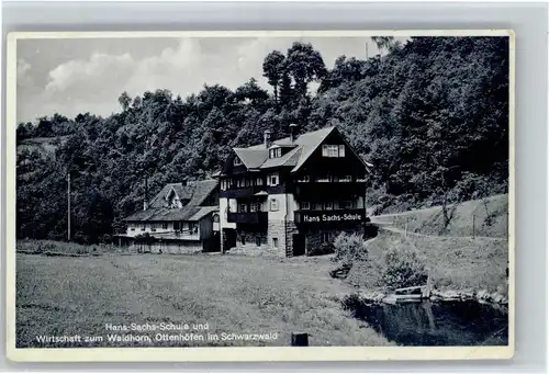 Ottenhoefen Schwarzwald Ottenhoefen Hans Sachs Schule Wirtschaft zum Waldhorn x / Ottenhoefen im Schwarzwald /Ortenaukreis LKR