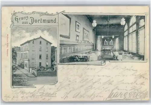 Dortmund Dortmund Weinhandlung G. Schwarting x / Dortmund /Dortmund Stadtkreis