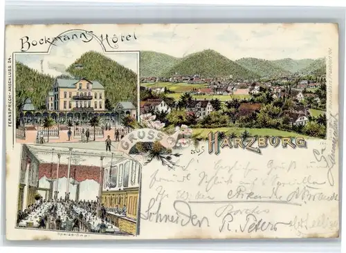 Bad Harzburg Bad Harzburg Bockmanns Hotel Litho x / Bad Harzburg /Goslar LKR