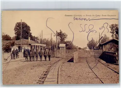 Cazaux Cazaux Gironde Camp Poste Guynemer  * / Cazaux /Arrond. de Pamiers