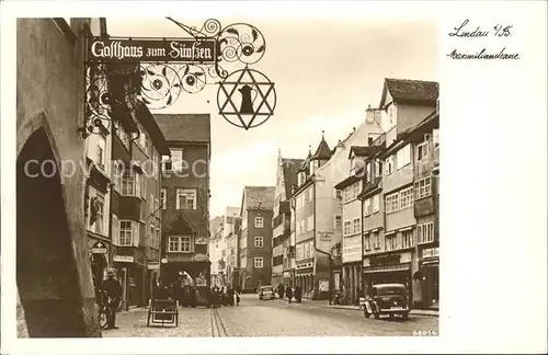 Lindau Bodensee Gasthaus zum Suenfzen Maximilianstrasse / Lindau (Bodensee) /Lindau LKR