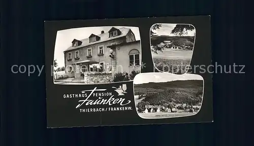 Bad Steben Tierbach Frankenwald Gasthaus Pension Faunken / Bad Steben /Hof LKR