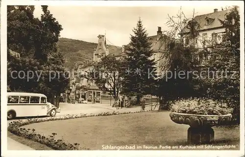 Schlangenbad Taunus Kurhaus Schlangenfichte / Schlangenbad /Rheingau-Taunus-Kreis LKR