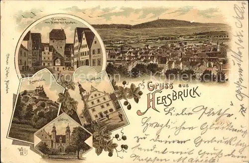 Hersbruck Hohenstein Rathaus Schloss / Hersbruck /Nuernberger Land LKR