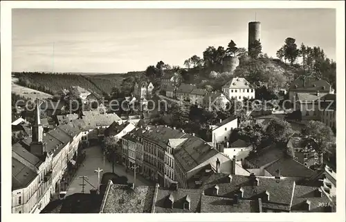 Bad Lobenstein Thueringen Blick vom Kirchturm / Bad Lobenstein /Saale-Orla-Kreis LKR