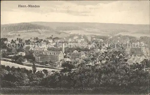 Hann. Muenden Fliegeraufnahme / Hann. Muenden /Goettingen LKR