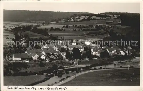 Wolfsmuenster Fliegeraufnahme / Graefendorf /Main-Spessart LKR