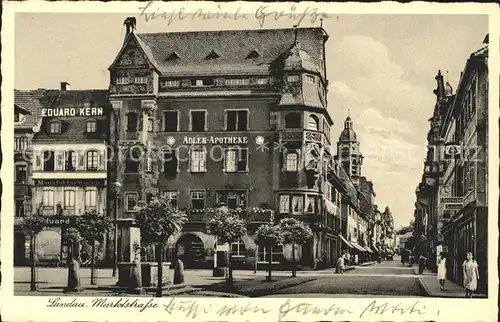 Landau Pfalz Marktstrasse / Landau in der Pfalz /Landau Pfalz Stadtkreis