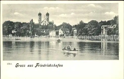 Friedrichshafen Bodensee See Boote Kirche / Friedrichshafen /Bodenseekreis LKR