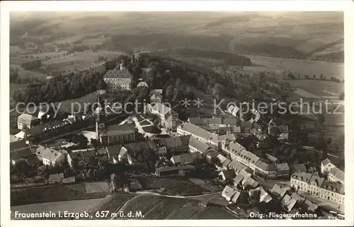 Frauenstein Sachsen Fliegeraufnahme / Frauenstein Sachsen /Mittelsachsen LKR