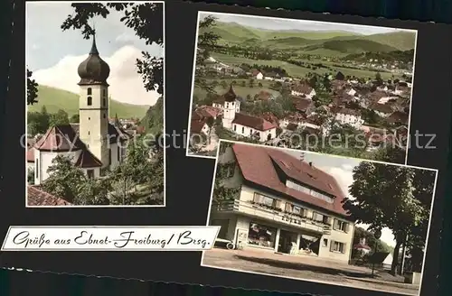 Ebnet Freiburg Breisgau Kirche Gesamtansicht Einkaufsladen / Freiburg im Breisgau /Breisgau-Hochschwarzwald LKR