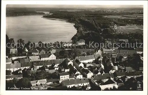 Lindow Mark Fliegeraufnahme See / Lindow Mark /Ostprignitz-Ruppin LKR