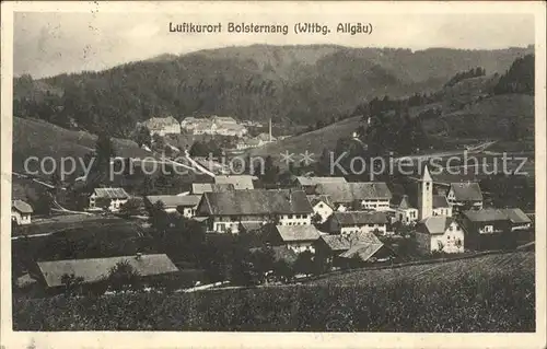 Bolsternang Ortsansicht mit Kirche Luftkurort Wintersportplatz / Isny im Allgaeu /Ravensburg LKR