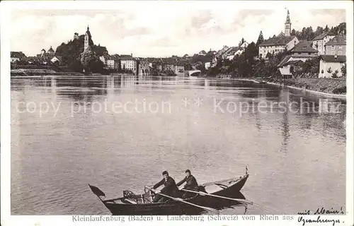 Laufenburg Baden Rhein Boot / Laufenburg (Baden) /Waldshut LKR