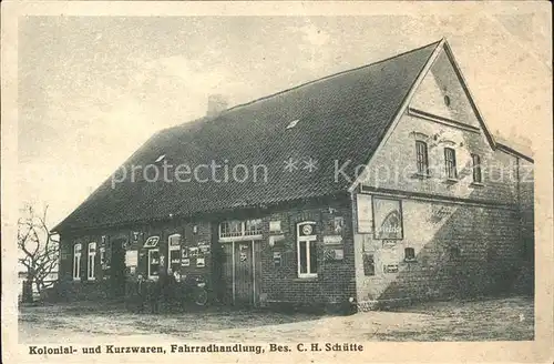 Hengstlage Kolonial- und Kurzwaren C.H. Schuette / Grossenkneten /Oldenburg LKR