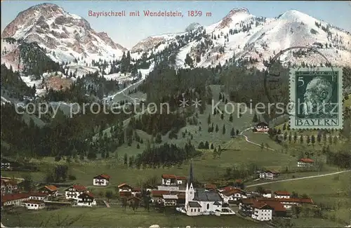 Bayrischzell mit Wendelstein / Bayrischzell /Miesbach LKR