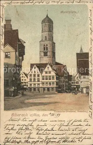 Biberach Riss Marktplatz I  / Biberach an der Riss /Biberach LKR