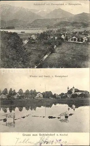 Schlehdorf Herzogstand Heimgarten Kloster Gasth. z. Herzogstand / Schlehdorf /Bad Toelz-Wolfratshausen LKR