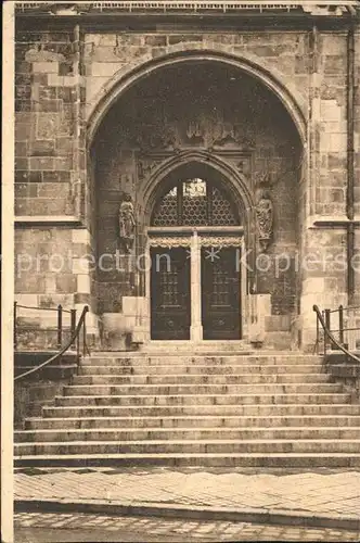 Schorndorf Wuerttemberg Stadtkirche Noerdlicher Hauptportal / Schorndorf /Rems-Murr-Kreis LKR