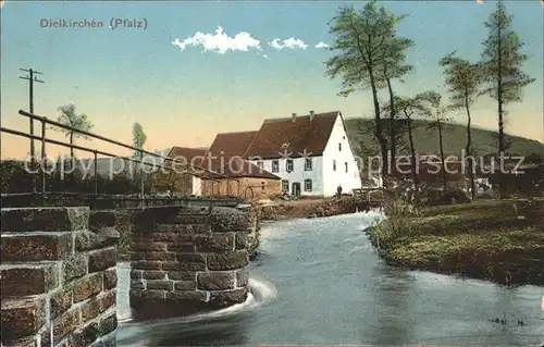 Dielkirchen Bruecke Fluess / Dielkirchen /Donnersbergkreis LKR