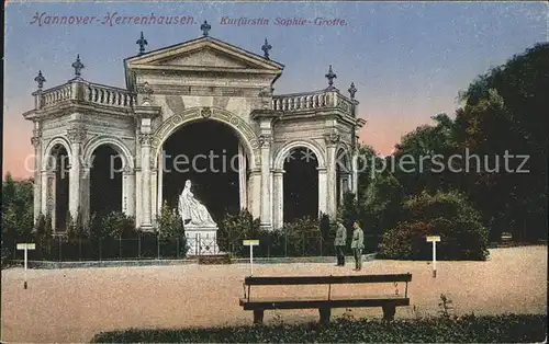 Herrenhausen Hannover Kurfuerstin Sophie Grotte Kat. Hannover